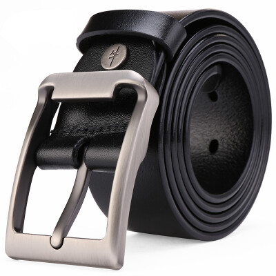 

Cattle Cat Belt Men's Buckle Belt Mascot Youth Casual Head Cuff Pants Men's Leather NP1101 Elegant Black