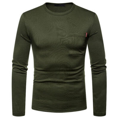 

Fashion Mens Slim Fit O Neck Long Sleeve Muscle Tee T-shirts Casual Tops Blouse