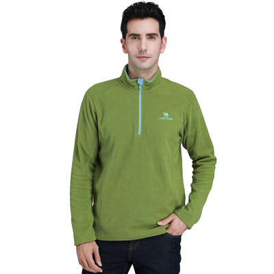 

CAMEL CROWN Mens Half Zip Fleece Pullovers Lightweight Long Sleeve Sweater Fleece Jackets Outdoor Sport Sweatshirts Winter