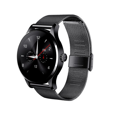 

Bozhi wheel BOZLUN smart watch HD color screen UI sports heart rate sleep monitoring Bluetooth call information remind Apple Andrews universal W32S clamshell black steel belt