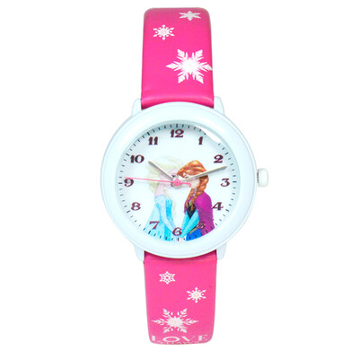 

Дисней (Disney) часы кожа мультфильм смотреть детям смотреть Frozen девочка 54134W