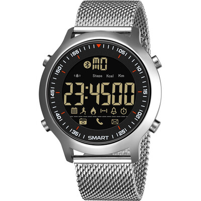 

Mens mountaineering smart watch camera Bluetooth energy record information reminder step counter electronic watch