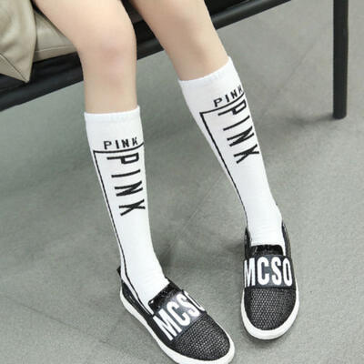 

Fashion Ladies Women Thigh High Knee Socks Long Knitted Cotton Stockings