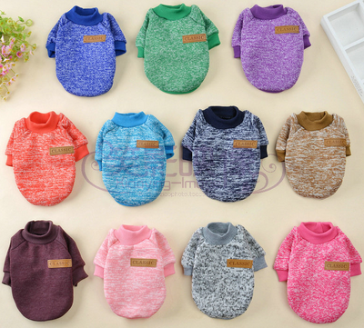 

New pet clothes dog clothes Sweater two feet Teddy autumn&winter keep warm Four legged dog clothing