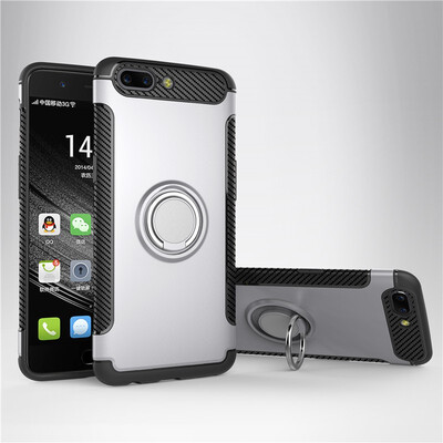 

Fivice One plus 5 case PC metal ring shell magnetic car bracket TPU phone case