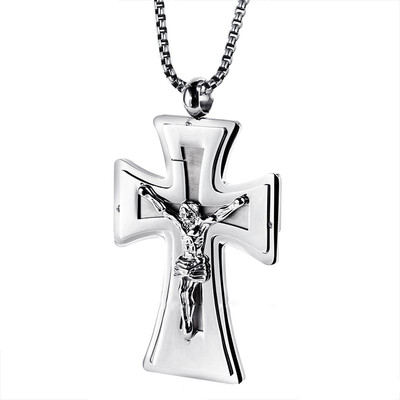 

ations of the cross oss crucifi necklace pendeloque cut pray Catholicism Roman Catholicism ornament decoration pendant