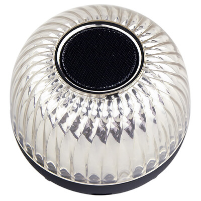 

Happy accompanied by D-003 mini Bluetooth speakers audio phone computer portable small audio hands-free subwoofer pearl silver