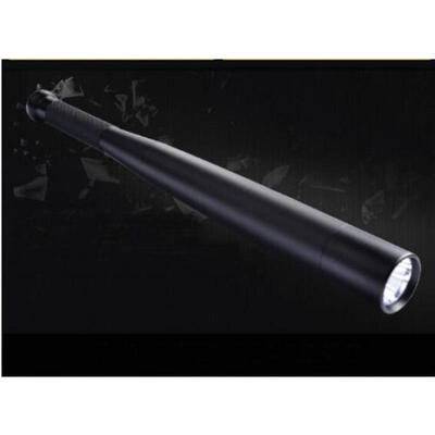 

Baseball Bat Flashlight Torch Zoomable 3 Mode CREE Q5 LED Lamp Security UK STOCK