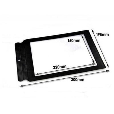 

A4 Full Page Magnifier Sheet LARGE Magnifying Glass Reading Aid Lens 3X Big