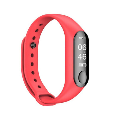 

Bluetooth M3 Smart Bracelet with Heart Rate Blood Pressure Alarm Clock Step Fitness Tracker for Android & IOS PK 115 xiaomi mi3