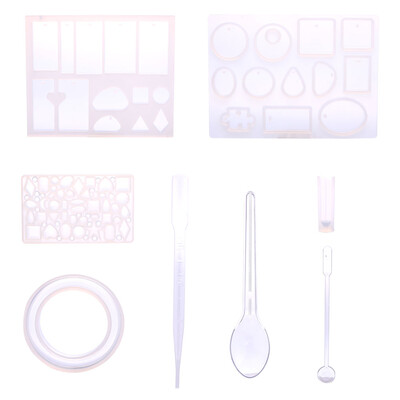 

DIY Handmade Resin Casting Molds Kit Silicone Mold Making Jewelry Pendant Mould Craft