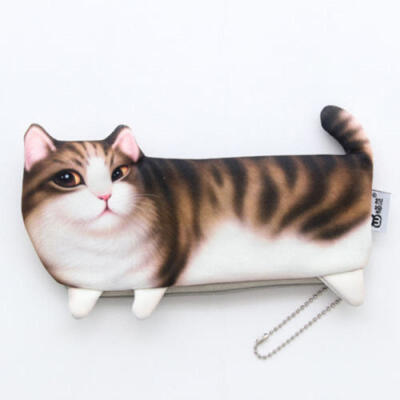 

Cute Cat Pencil Case Coin Pen Makeup Cosmetic Bag Zipper Coin Pouch Purse New