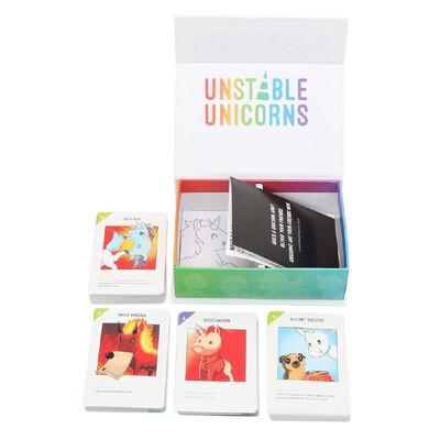 

Unstable Unicorns Base Game Board Funny Cards Games Rainbow Collection Play Fun For Children Adults Gadgets Novelty Toys
