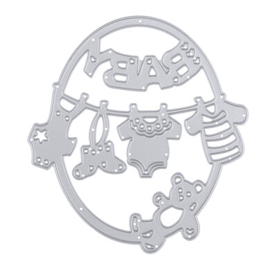 

UpperX Scrapbooking Metal Cutting Dies Stencil Paper Card Embossing Craft Letter Baby Shape
