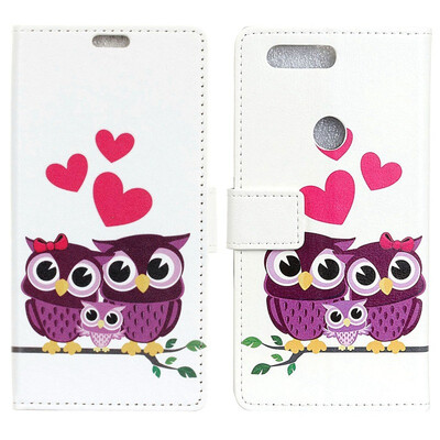 

MOONCASE Oppo Realme 2 Painted Leather Case - Love Cat