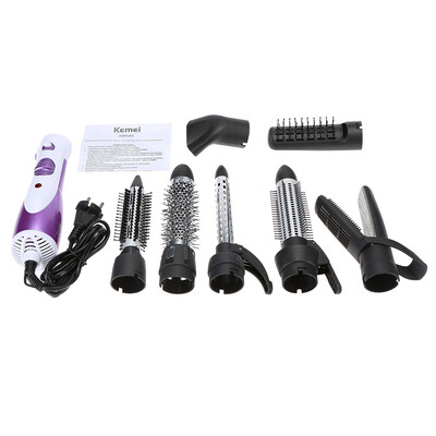 

Kemei 7 in 1 Electric Hair Curler Hair Curl Roller Hair Straightener Hair Drier Hairdressing Curling Machine Hair Styling Tool EU