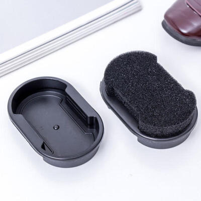 

Quick Colorless Shine Shoes Sponge Brush Polish Wax Dust Cleaner Cleaning Tool