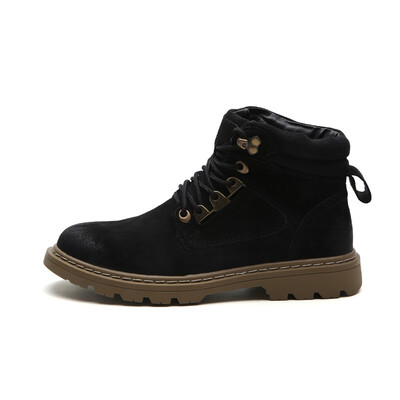 

Best selling autumn British retro leather high-top shoes mens mens fur mens shoes outdoor desert tooling shoes