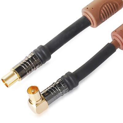

Ferguson (cabos) F0560105 Cable TV signal line Closed line RF cable HD set-top box f head cable 1.5 m (upgraded version of the public - English) with thread