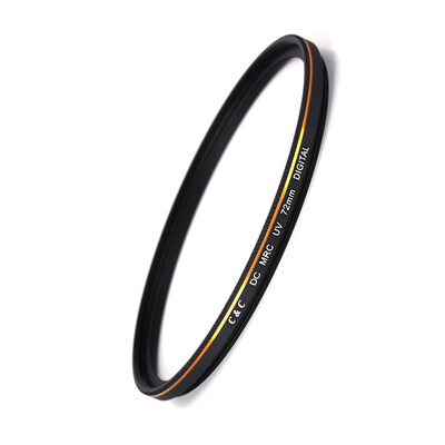 

C&Cuv mirror 77mm UV filter DC UV protection lens SLR Canon Nikon Sony camera protection mirror ultra-thin double-sided multi-layer coating without dark corner blue circle UV filter
