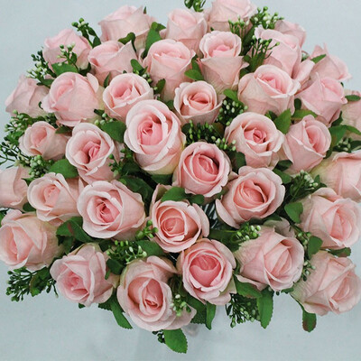 

36heads Artificial flowers roses flower YOOSA fake silk flowers simulation rose for wedding home decorations Bridal bouquet rose