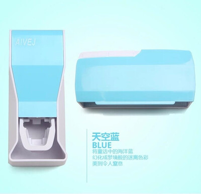 

Creative Automatic Toothpaste Toothbrush Shelf ABS Plastic Toothpaste Pendant Bathroom Accessories