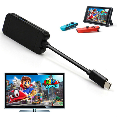 

Tseoa Type C Adapter For nintend Switch Replacement Dock TV HDMI Converter Cable USB 30 Port For Accessories