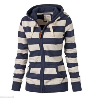 

Women Long Sleeve Sweatshirt Hoodie Winter Jumper Sweater Pullover Tops Coat New