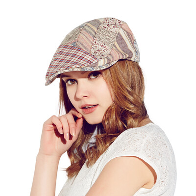 

Carmen KENMONT km-3216 spring ladies Korean version of the fashionable cap apricot