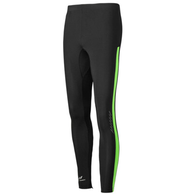 

PRO TOUCH quick-drying pants male running pants compression elastic basketball leggings training feet long pants 234084 902-050 black green side XXL