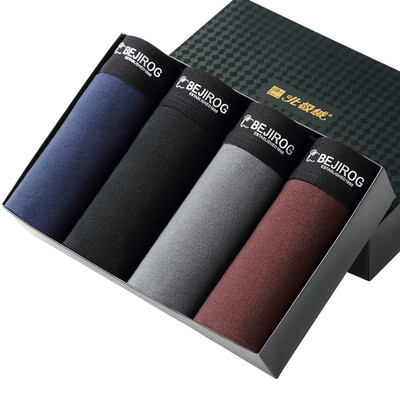 

Arctic cashmere men&39s underwear men&39s flat pants cotton sweat breathable fashion in the waist four pants 4 gift box installed