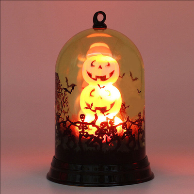 

Funny Halloween Pumpkin Plastic Portable Lamp Hanging Halloween Party Decorate