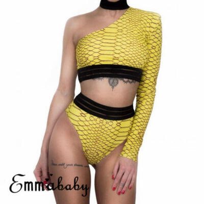 

Women High Waist Bikini Set Push Up Padded Ladies Swimsuit Bathing Suit Swimwear