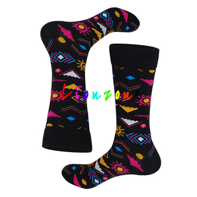 

LIONZONE 2018 Happy Socks Men Women Lovers Colorido Hombre Harajuku Huevo Calcetines Para Navidad Socks Funny Gift
