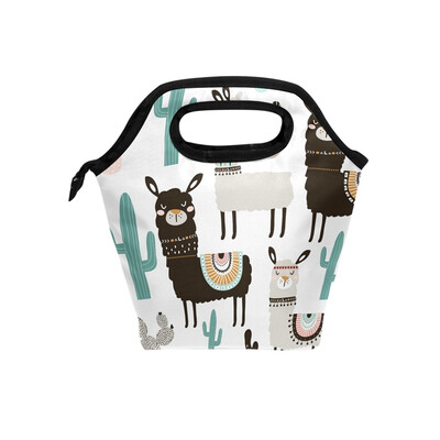 

Lunch Bag Tote Bag Sleep Cactus Travel Picnic Organizer Lunch Holder Handbags Lunch Bag Box for Office