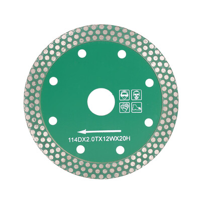 

1142020mm Dry Cutting Diamond Saw Blade with 8 Cooling Holes 20mm Inner Diameter Stone Cutting And Grinding For Angle Grinder A