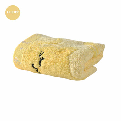 

1PC Colorful 2550cm Bath Shower Towel Cute Cat Print Child Bamboo Fiber Cotton Strong Water-absorb Face Towel