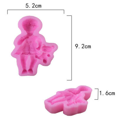 

Silicone Fondant Cake Decorating Mould Chocolate Baking Sugarcraft Mold Tool LXY
