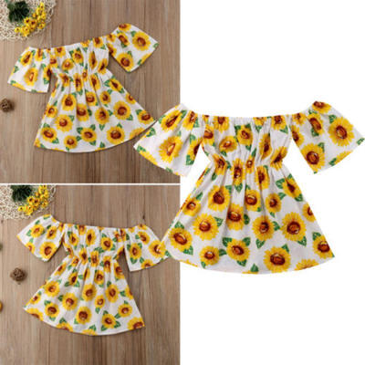 

Cute Toddler Kid Baby Girl Clothes Princess Party Prom Floral Summer Dress