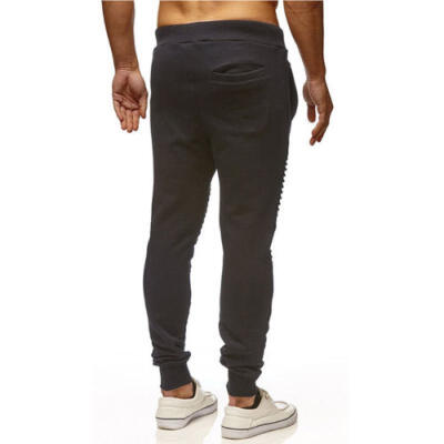 

Men Long Casual Sport Pants Slim Fit Trousers Running Jogger Gym Sweatpants UK