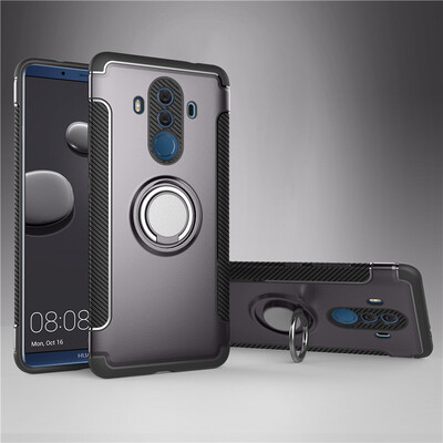 

Fivice Huawei Mate 10 Pro case PC metal ring shell magnetic car bracket TPU phone case