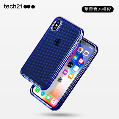 

Tech21 Apple X10 Mobile Shell iPhone  Universal Drop Mobile Phone CaseProtection 3m Drop-proof Linger Pattern 58-inch Midnight Blue