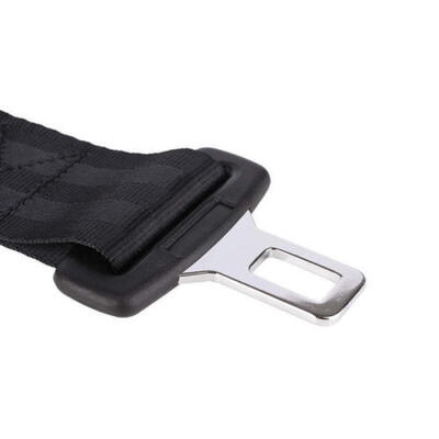 

Car Seat Belt Safety High Strength Nylon Extender Extension Strip Buckle Clip W