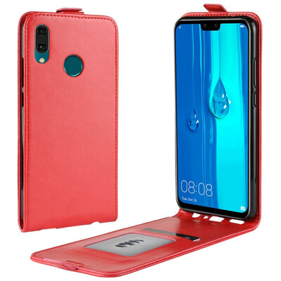 

for Huawei Y9 2019 WIERSS Flip Leather Case for Huawei Y9 2019 JKM-LX1 JKM-LX3 Retro Wallet Case Leather Cover Cases Fundas