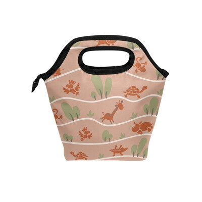 

Lunch Bag Tote Bag Forest Animals Travel Picnic Organizer Lunch Holder Handbags Lunch Bag Box for Office