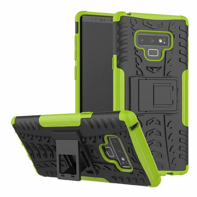 

Fivice Samsung Note 9 Case TPU anti-fall tire pattern back clip bracket phone case
