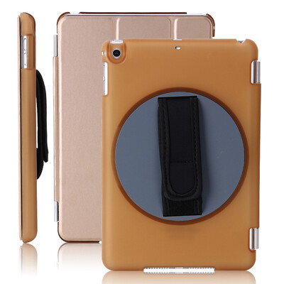 

KOOLIFE Apple Ipad AIR2 ручной роторный оболочка защитная крышка / Уэйк / три раза кожаный чехол / подставка таблетки защиты оболочки кобуры IPad AIR2 9,7 дюйма - черный