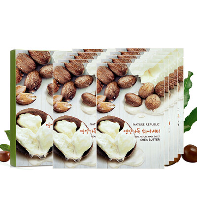 

Нетронутая природа Республика Природа Республика естественный Shea Butter маска 23 мл * 10 Пьян