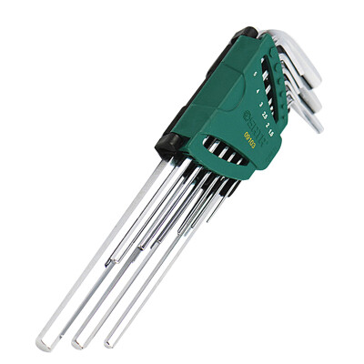 

SATA SATA 09103 Features Metric Hex Key Wrench Hexagonal -Type Hexagonal Screwdriver Set of 9