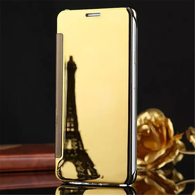 

Goowiiz Phone Case For Iphone XXsXs MaxXR Luxury Mirror View Mirror PU Cover Flip Smart Clear Window